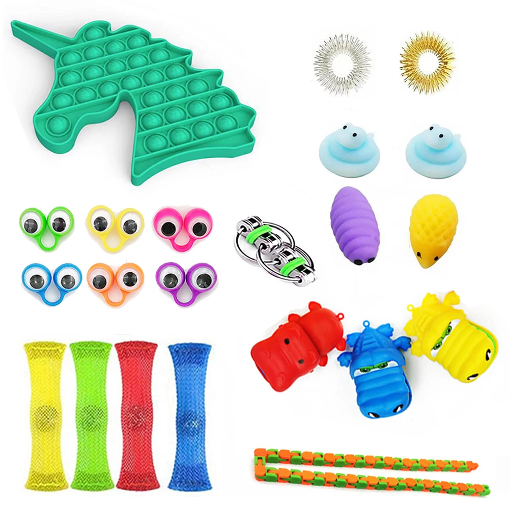 

Venting decompression toy set adult pressing toy decompression ball edamame relieves stress