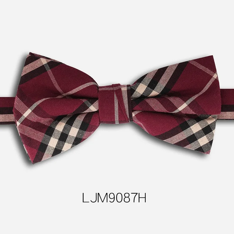 Галстук-бабочка мужской 2019 двойной тканевый шотландский галстуки для Свадьба