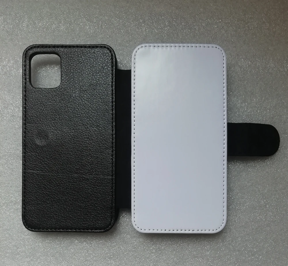Розничная продажа 1 шт пустой флип кожаный сублимационный чехол для iphone 11 pro/XS Max XR
