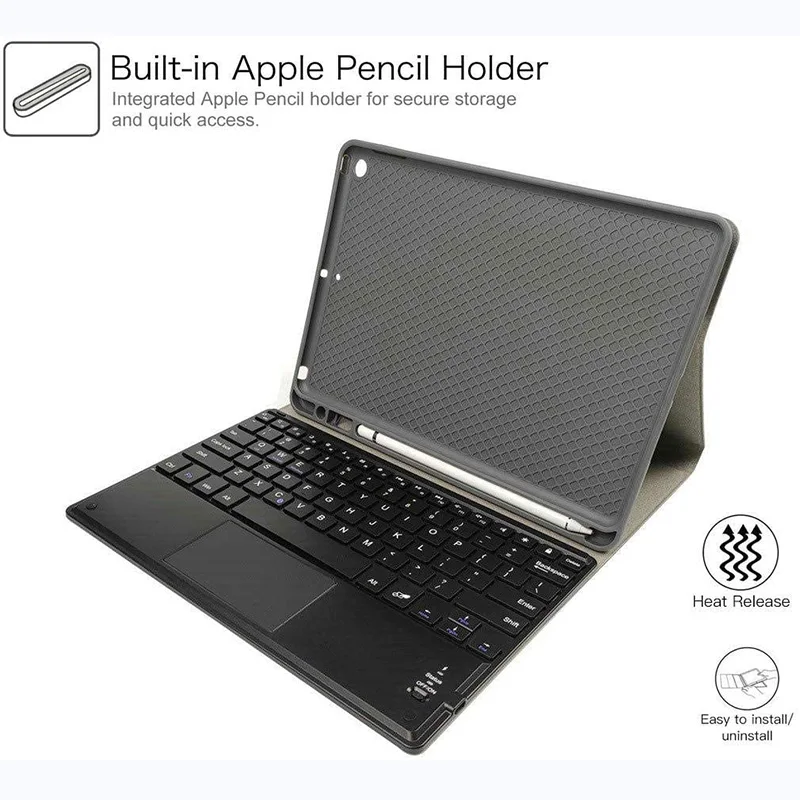 Magic keyboard Smart Case для Ipad 10 2 air10.5 Pro 9 7 Mini 4/5 ipad pro Съемная Беспроводная клавиатура Bluetooth