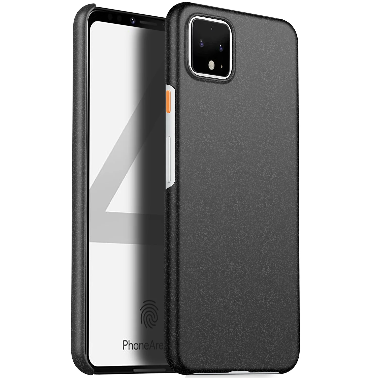 Чёрный матовый Чехол для Google Pixel 4/Google Pixel 4 XL, ультратонкая Минималистичная тонкая защитная задняя крышка-чехол для телефона для Google Pixel 4 - Цвет: Чёрный матовый