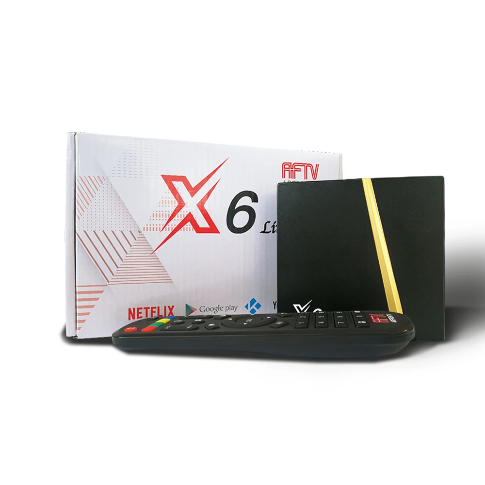 

Supertv Mate TV Box X6 LITE S905W 4K HD Android9.0 Rom2G+16G Android Set Top Box with Dual-Band Wifi 2.4G&5G Good Quality TV Box