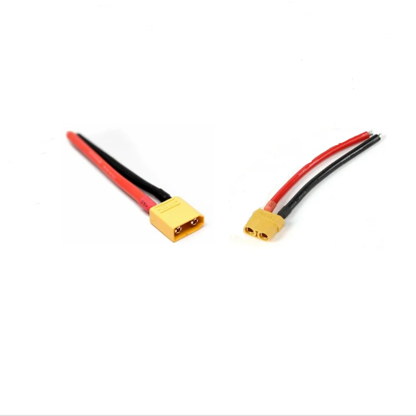 amass xt90 xt90 s pigtail штекерный гнездовой со