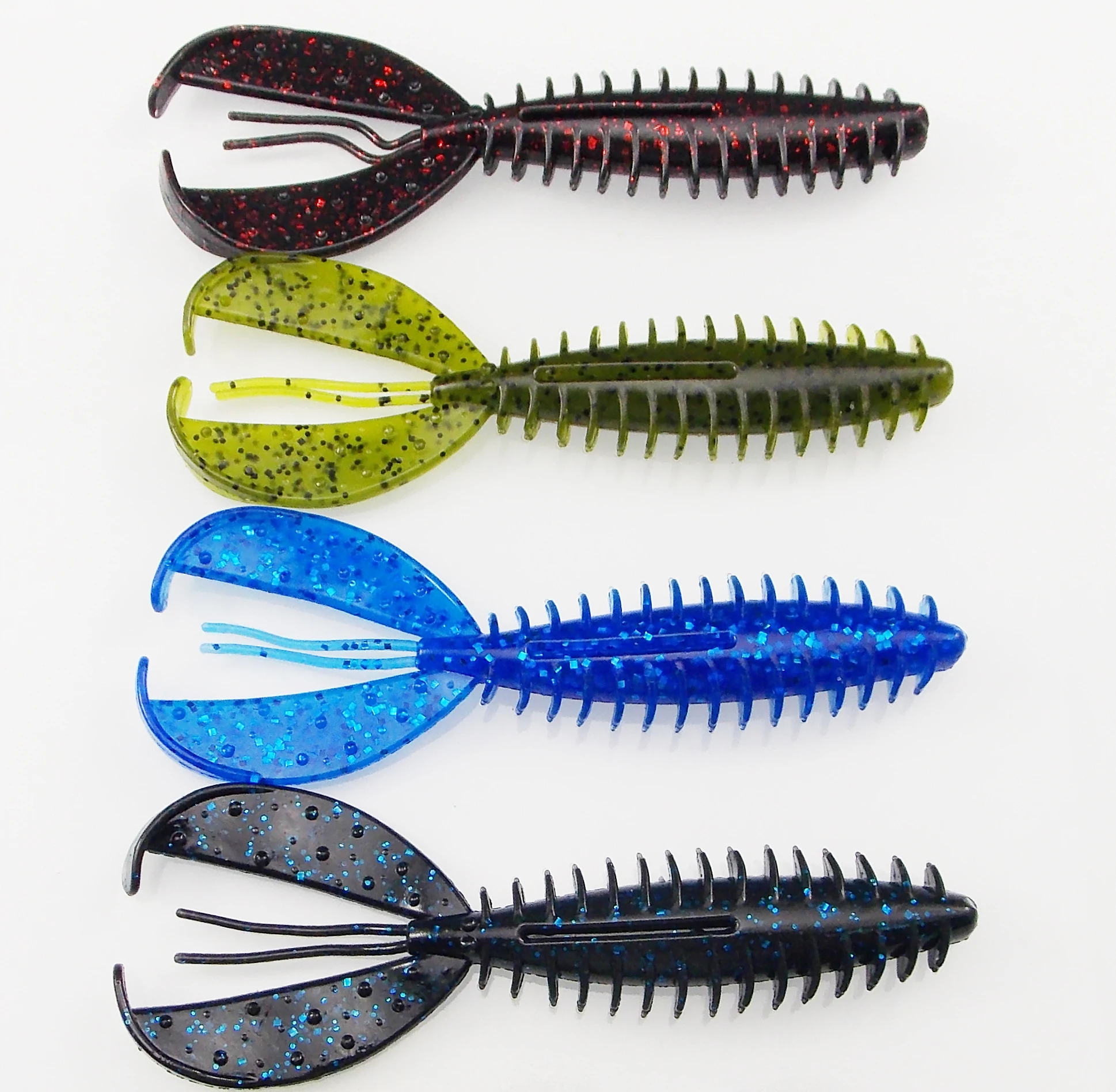 KESFISHING для рыбалки мягкие наживки с толстым Craw 110 мм 10g 6 шт. Оптовая продажа Детское