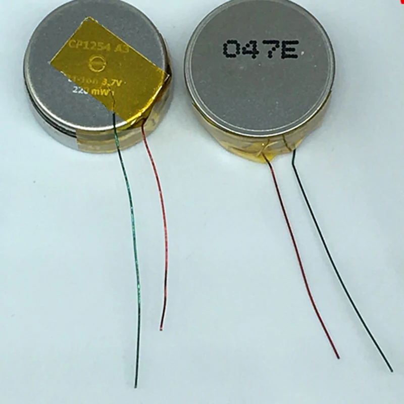 1 шт./лот CP1254 A3 с проводным аккумулятором 3 7 в 50 мАч | Кнопочные батареи