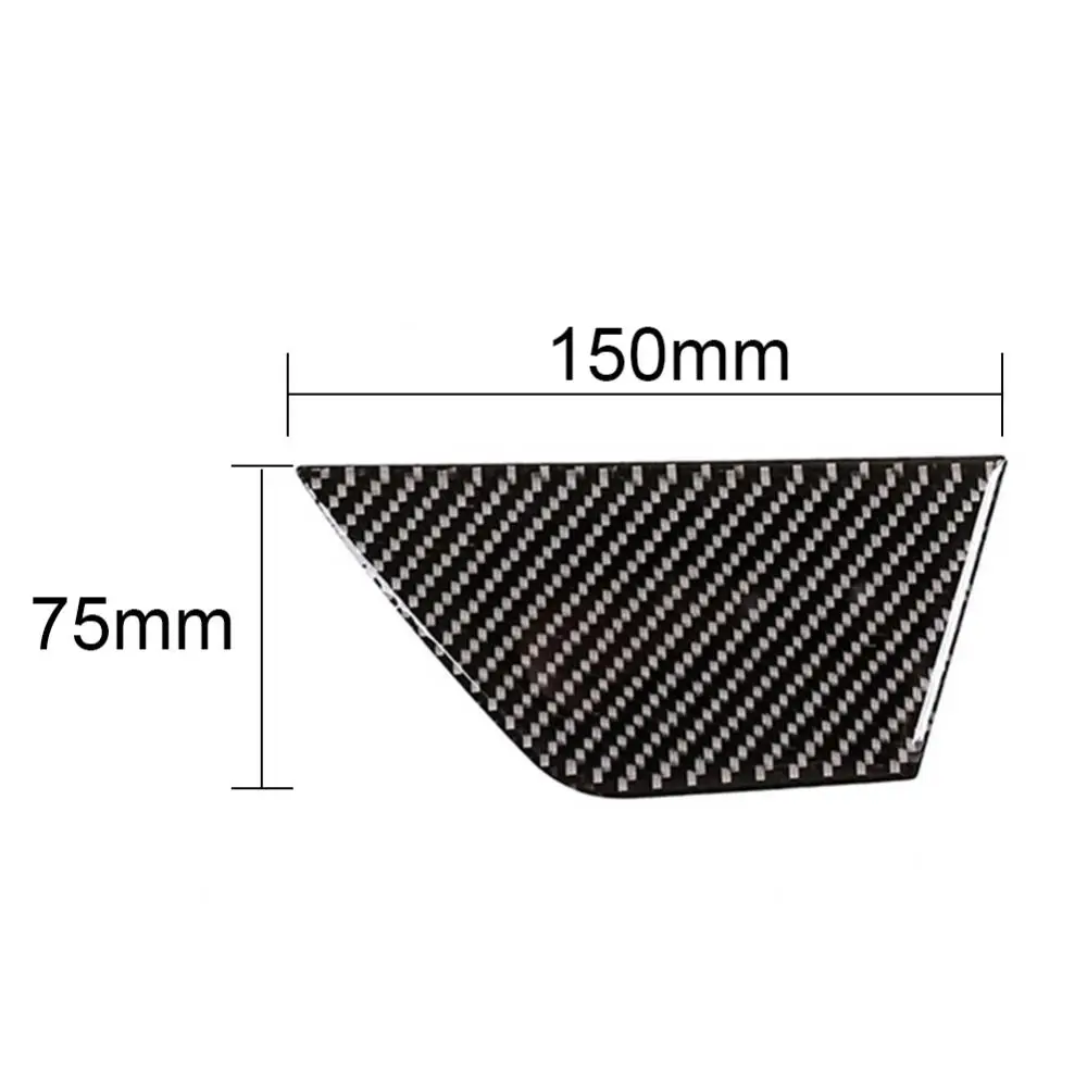 

2Pcs Wear-resistant 3K Carbon Fiber Car Door Panel Sticker for Benz C-class W204 Car Interior Accessories