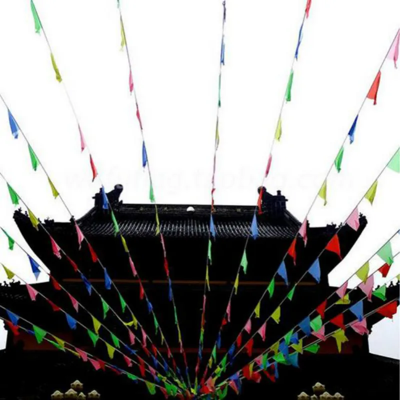 Fabric Hanging Flags /multicolour Banner/birthday Party Festival/Christmas Outdoor Decor/ felt Tent Decor/crafts/wall Art | Дом и сад