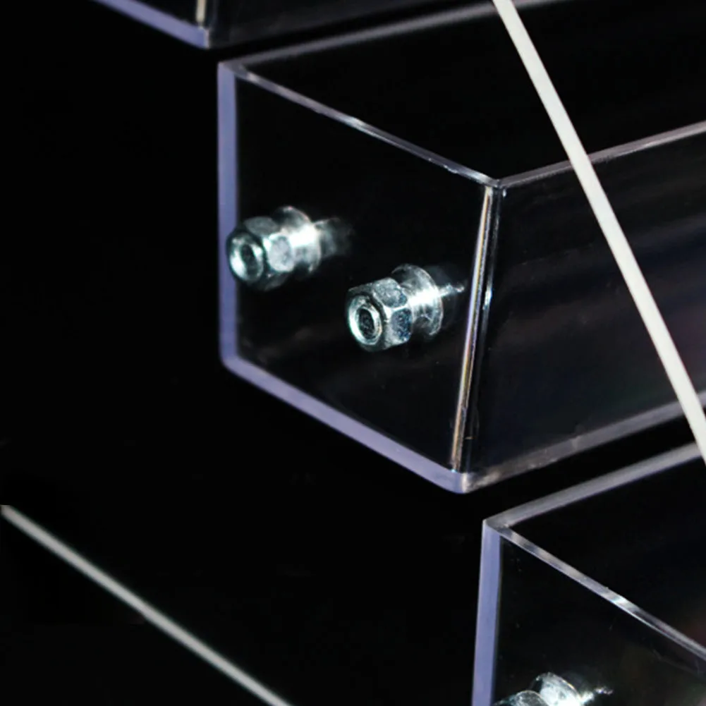 Стеллаж для ногтей акриловый многослойный прозрачный стойка хранения лака