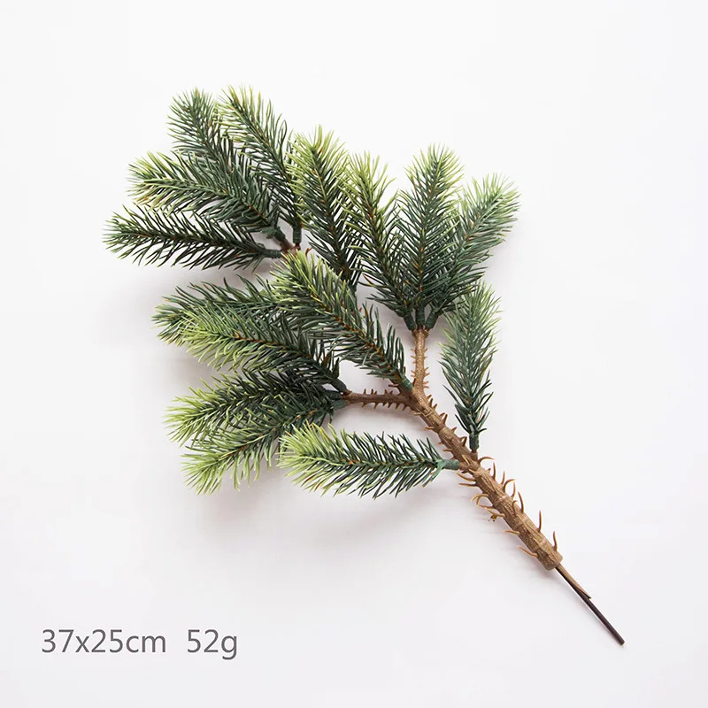 

Artificial Plastic Plants Simulation Christmas Pine Cone Pine Tree Branch Wedding Decoration Home Party Decor Flower