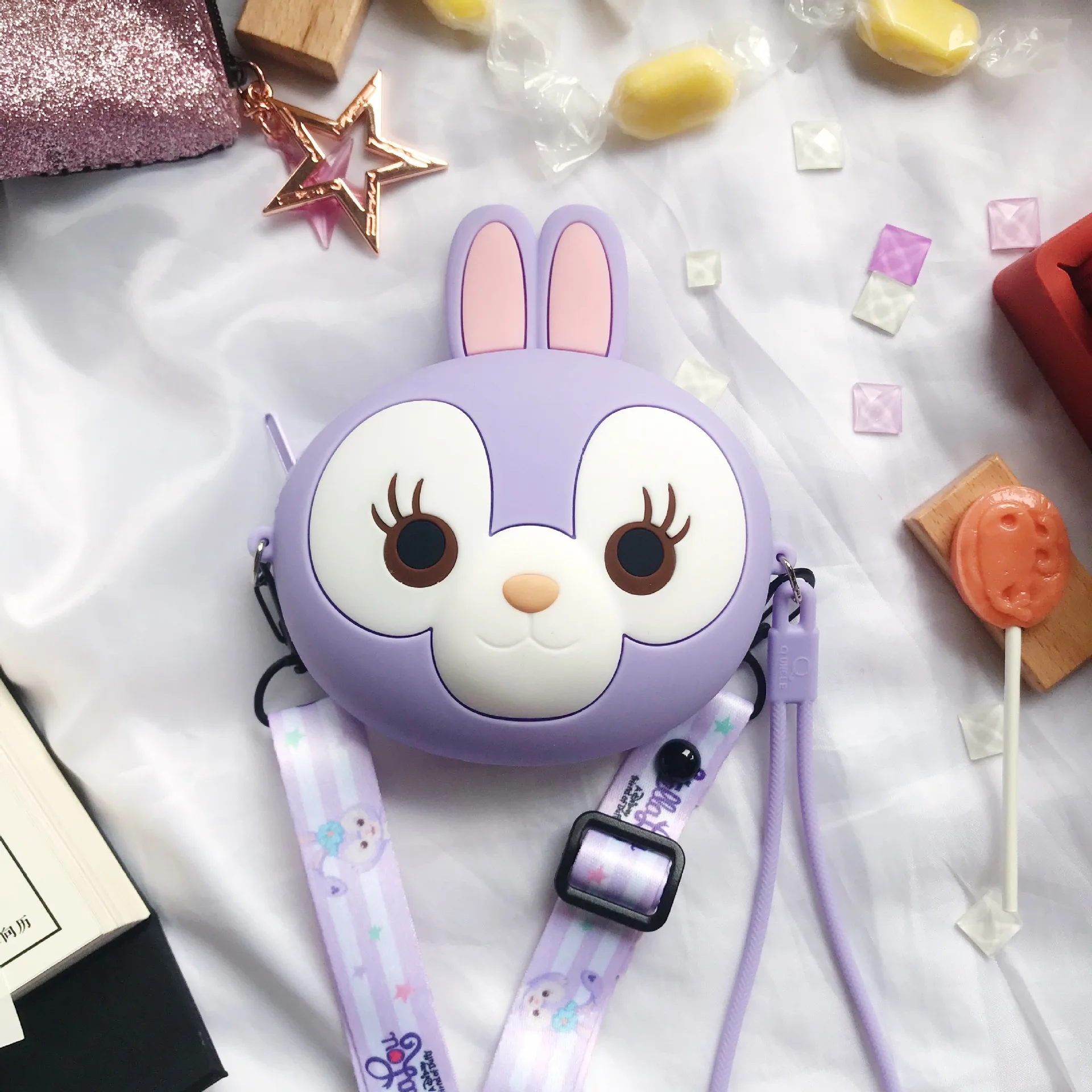 Миниатюрная силиконовая сумка в стиле мультфильма Звездный Аниме |