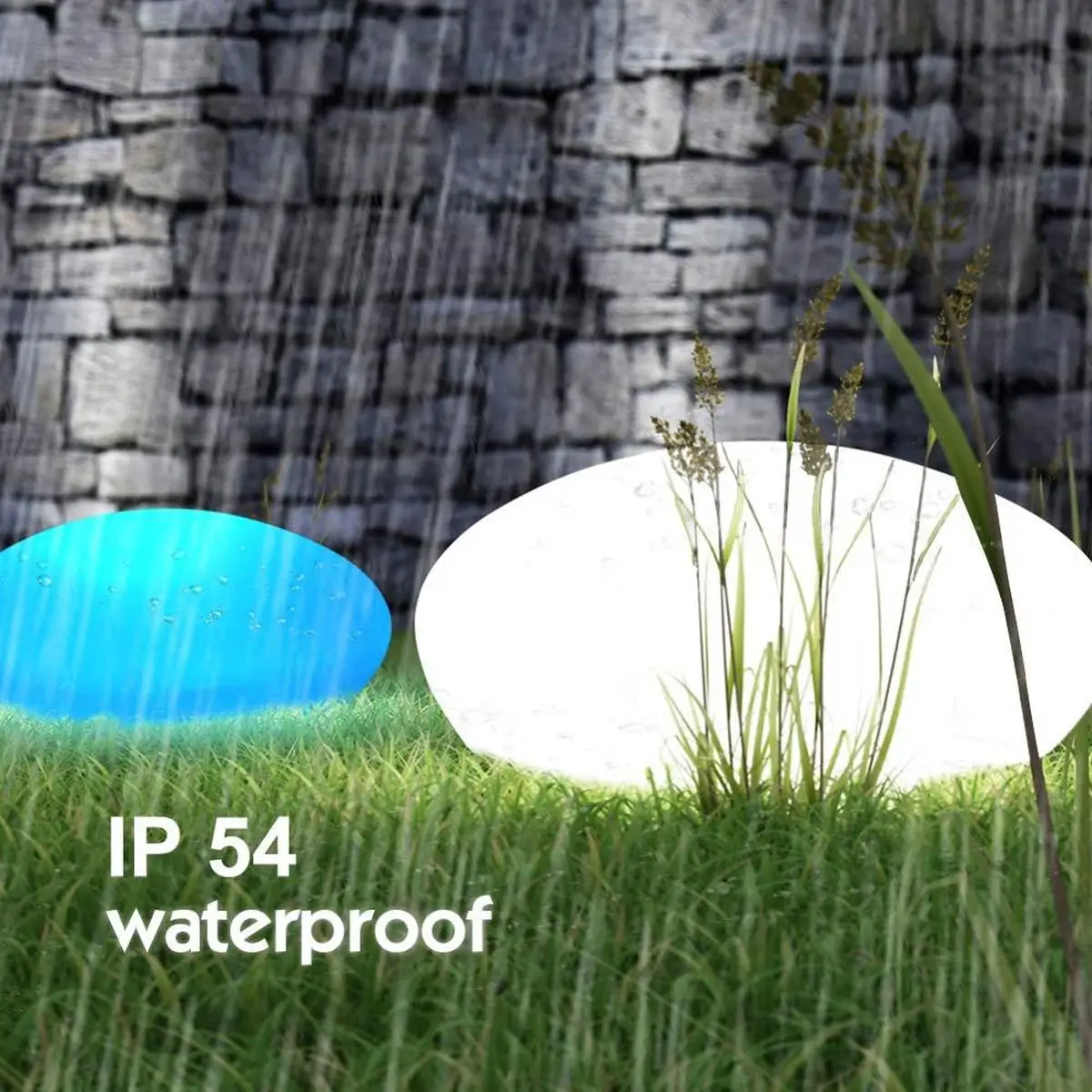 

Solar Lights Glow Cobble Stone with Remote Control Garden Lamp Waterproof RGB Color Changing Landscape Lights Christmas Outdoor