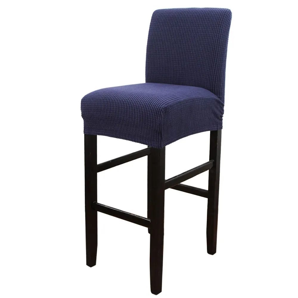 1 шт. стул из полиэстера спандекса покрытие твердые чехлы для сидений барных
