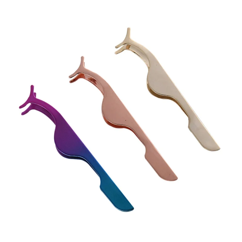 Накладные ресницы из нержавеющей стали щипцы для завивки и наращивания ресниц