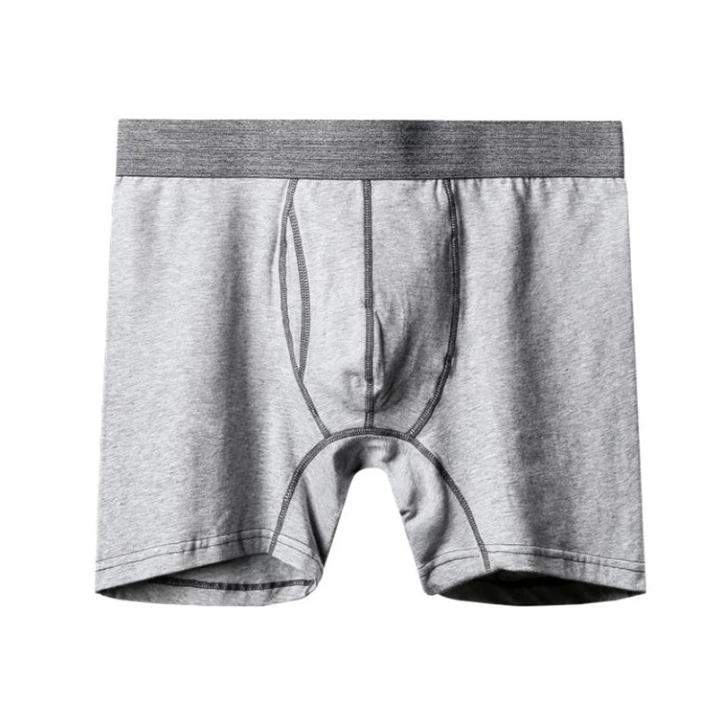 Мужские хлопковые трусы боксеры largo hombre Длинные для мужчин Спортивное нижнее