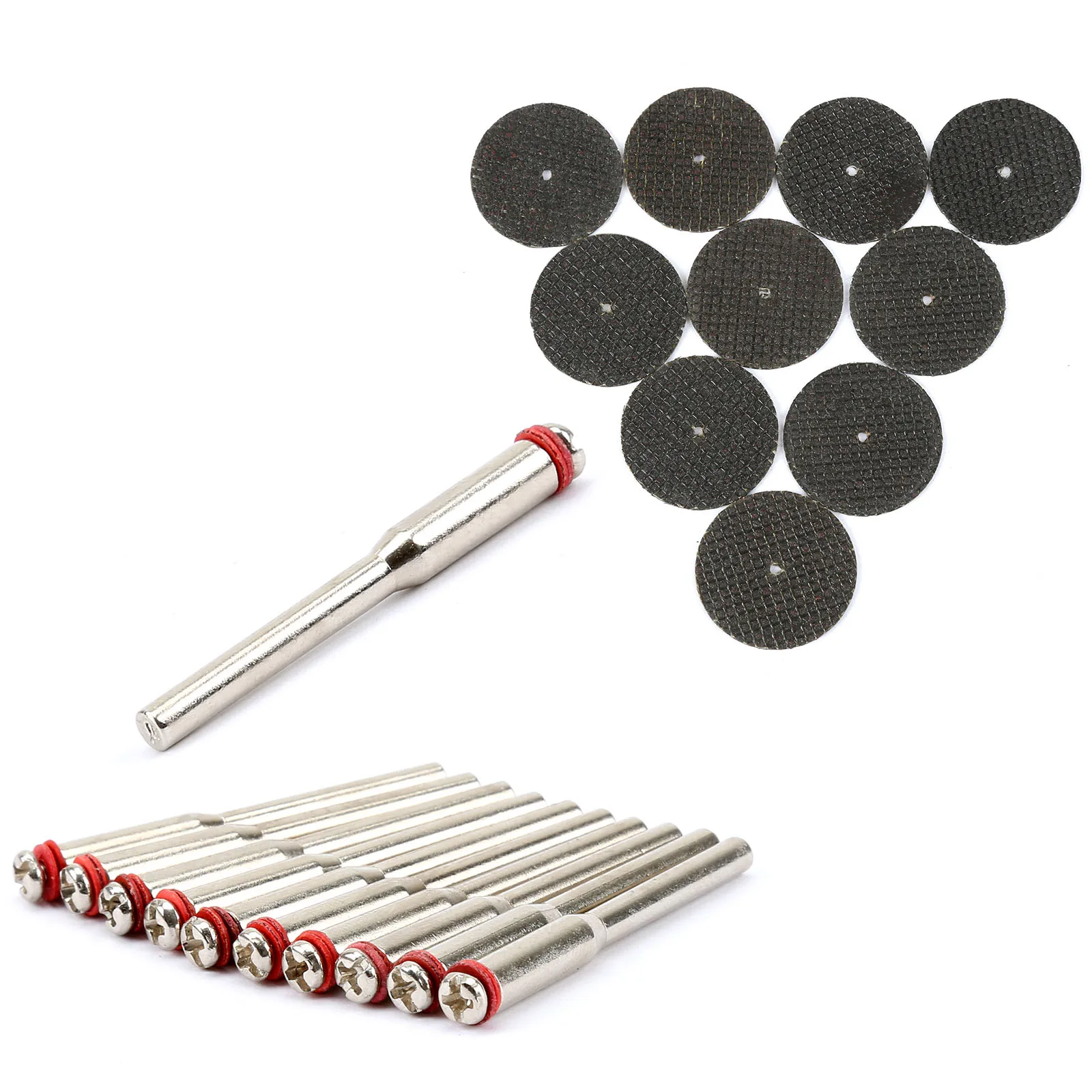 10 шт. 38 мм смолы волокна режущего диска Отрезать Колесо диски + 3 175 оправки колеса