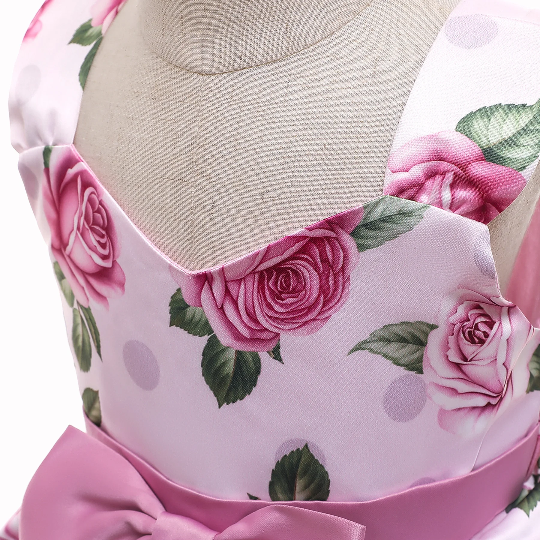 

Girl Summer Flower Sequins Dresses For Girls Elegant Princess Dress Children Evening Party Floral Dresses Girl Wedding Gown