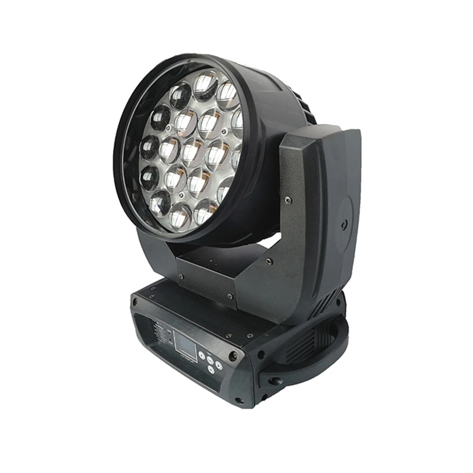 Продажа Новый светодиодный увеличение луча 19X15W RGBW 4 в 1 Moving головной светильник Лира пятно луча светильник S для DJ диско вечерние свадебные шоу