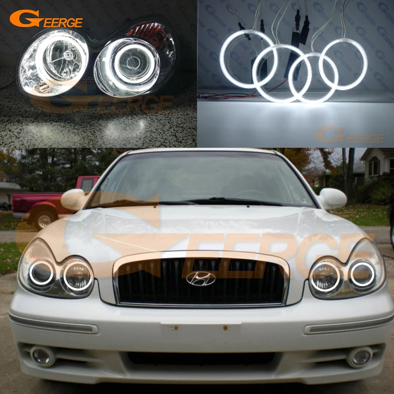 Для Hyundai Sonata EF B 2002 2003 2004 2005 отличный ультра яркий CCFL ангельские глазки Halo набор
