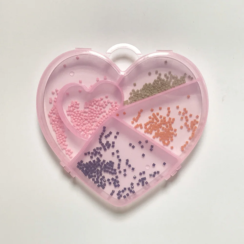 Аксессуары для алмазной живописи прозрачная пластиковая коробка бусин хранения