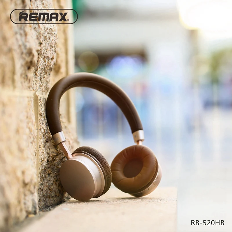 Remax Rb-520Hb Bluetooth V4.2 Беспроводные наушники стерео Бас комфортная гарнитура с микрофоном для телефонов Iphone и Android