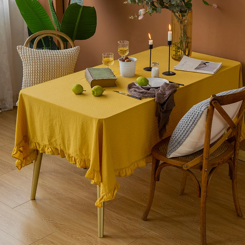 

Скатерть хлопковая в японском стиле, простой художественный прямоугольный декор для вечерние дьбы, вечеринки, банкета, EB50TC