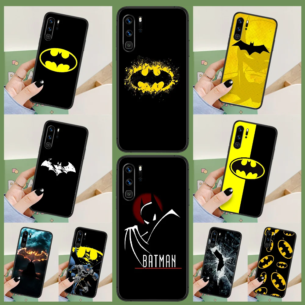 

Batmans Phone Case For Huawei P Mate Smart 10 20 30 40 Lite Z 2019 Pro black Coque Pretty Bumper Trend Back Painting Prime