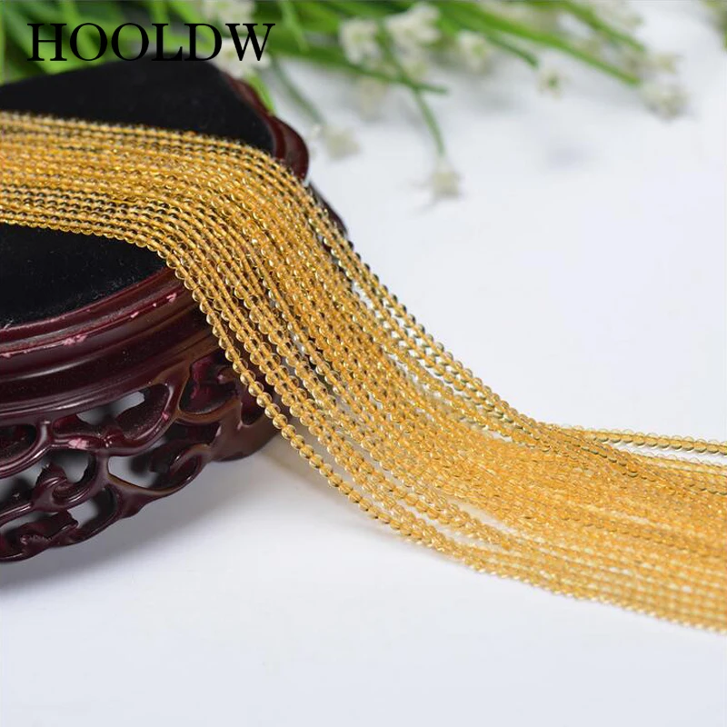 HOOLDW 2 мм Φ lapis lazuli желтый кристалл авантюрин круглые незакрепленные бусины для