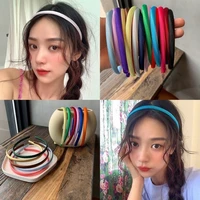 mueraa fashion thin solid color spring summer women girls hairband headband korean style hair accessories headwear headwrap