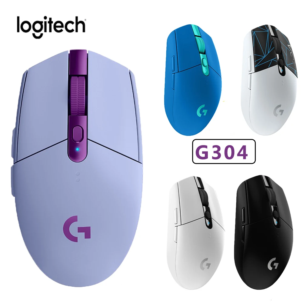 

Игровая мышь Logitech G304 LIGHTSPEED HERO Sensor 12000DPI, регулируемая, 6 программируемых кнопок, беспроводная мышь