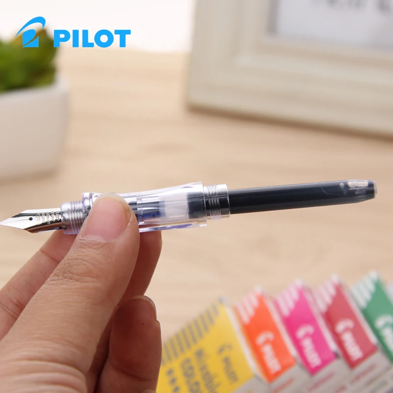 Авторучка Pilot art parallel pen 12 цветов чернильные картриджи IC P3 IRFP 6S черный синий