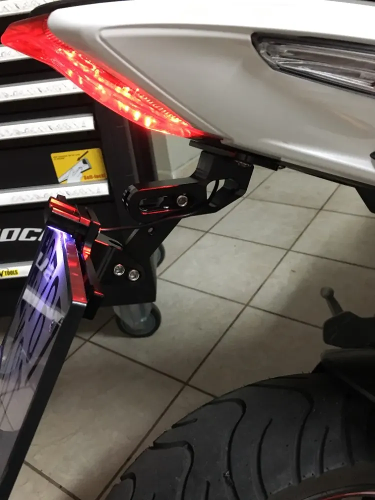 Для suzuki gsr 600 nmax 125 r15 v3 forza300 yamaha yzf r125 CNC Универсальный мото rcycle рамка номерного знака Мото Аксессуары