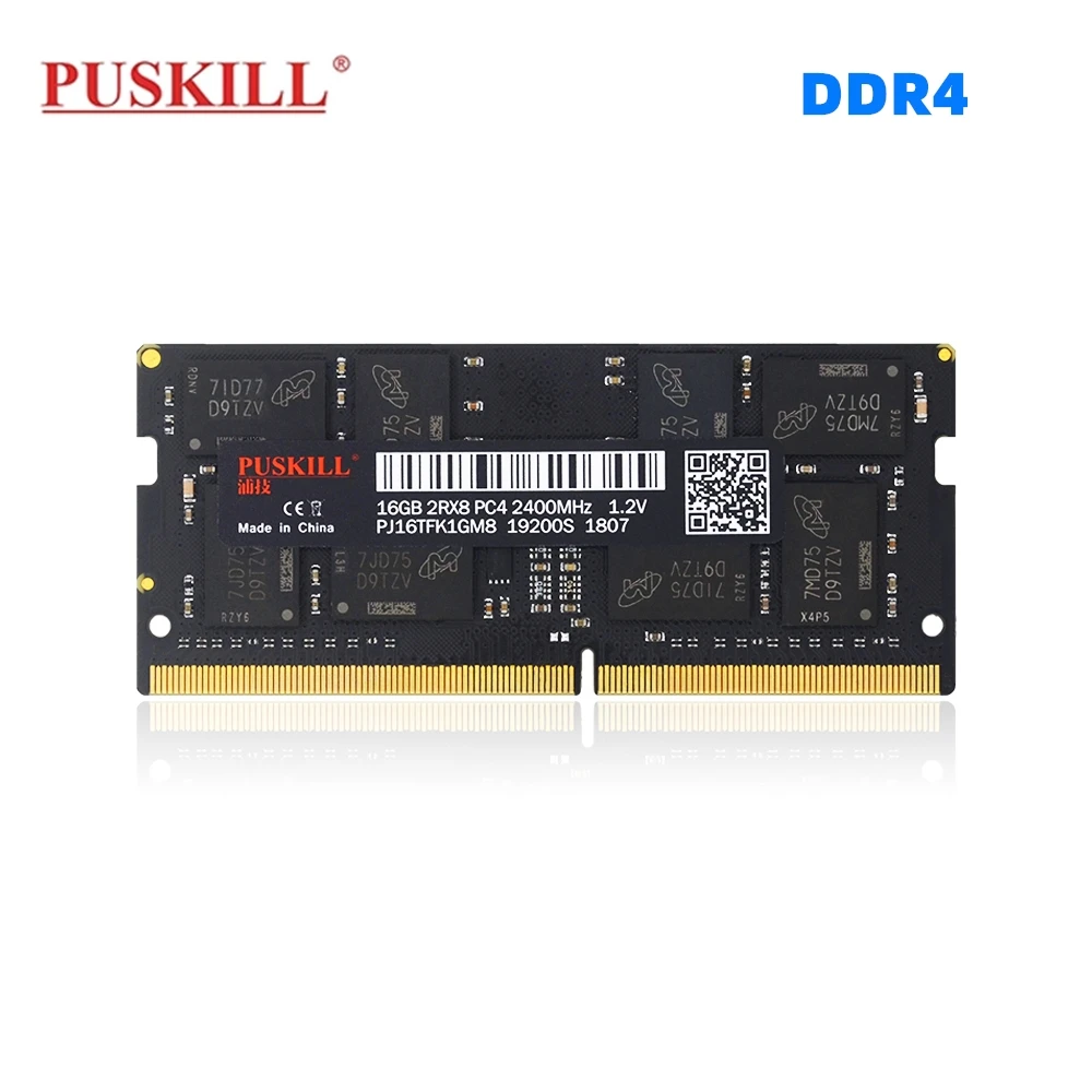 Puskill полоса памяти ноутбука оперативная Память Ddr4 4 ГБ 8 16 2133 2400 2666 ноутбук