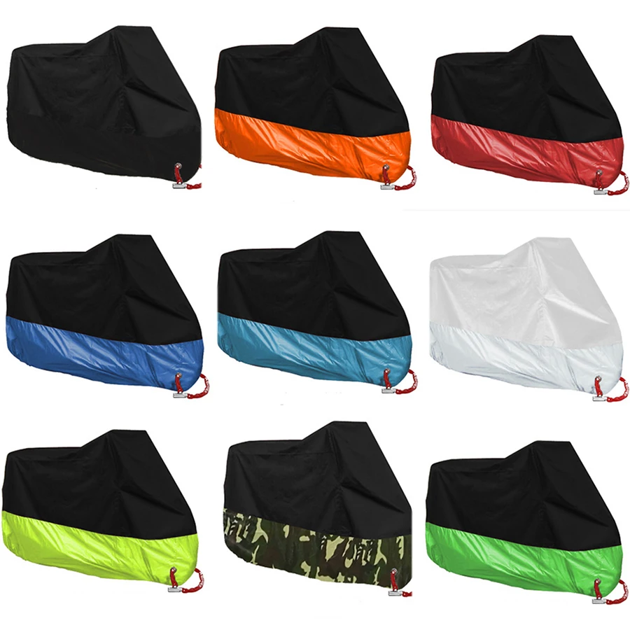 

Moto Motorcycle covers Sunlight For Moto Snowmobile Case Scooter Hoes Bike Cover Waterproof Ybr 125 Cubre Moto Impermeable