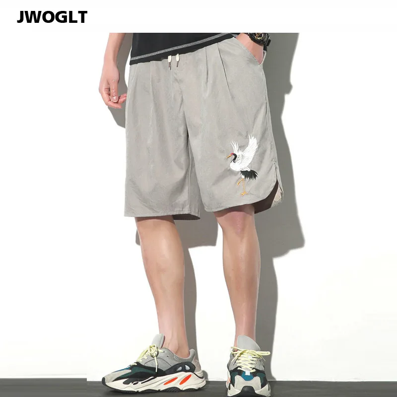 Мужские летние хлопковые шорты Harajuku мягкие удобные повседневные в Корейском