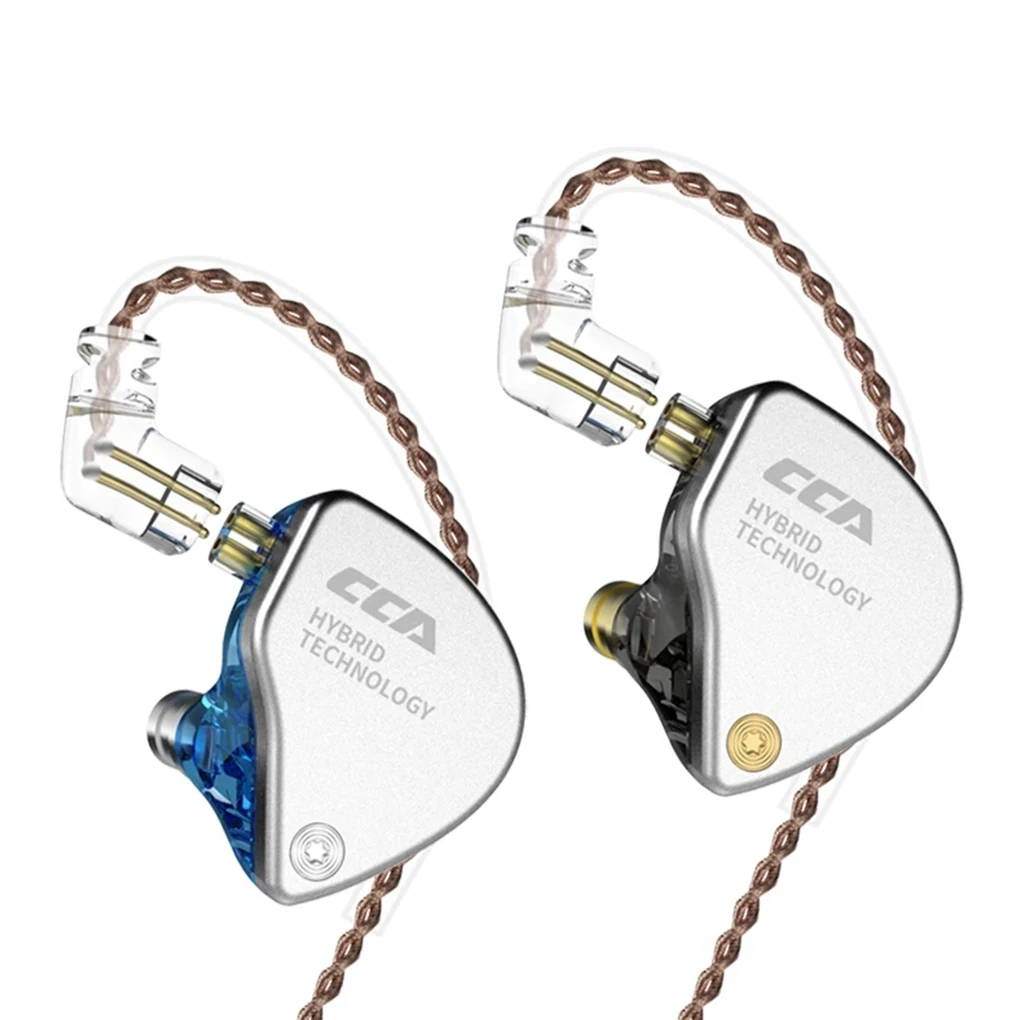 

CCA CA4 In 1DD+1BA Ear Earphones Monitor Earphone Metal Hybrid Technology Earbuds Sport Noise Cancelling Bluetooth Cable C10
