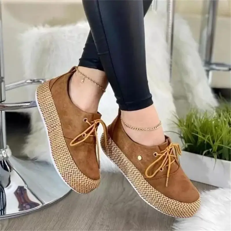 

2021 New Women's Shoes Spring and Summer New Muffin Thick Soled Canvas Heighten FishermanShoes FashionHot Women's Shoes ZQ0348