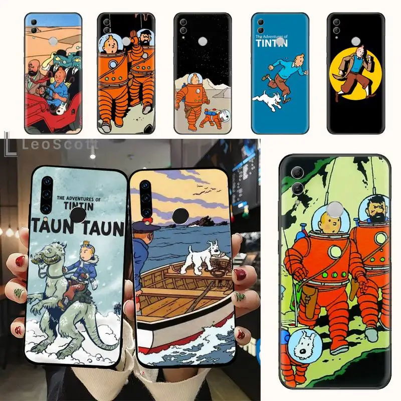 

The Adventures of Tintin Phone Case For Huawei honor Mate 10 20 30 40 i 9 8 pro x Lite P smart 2019 nova 5t