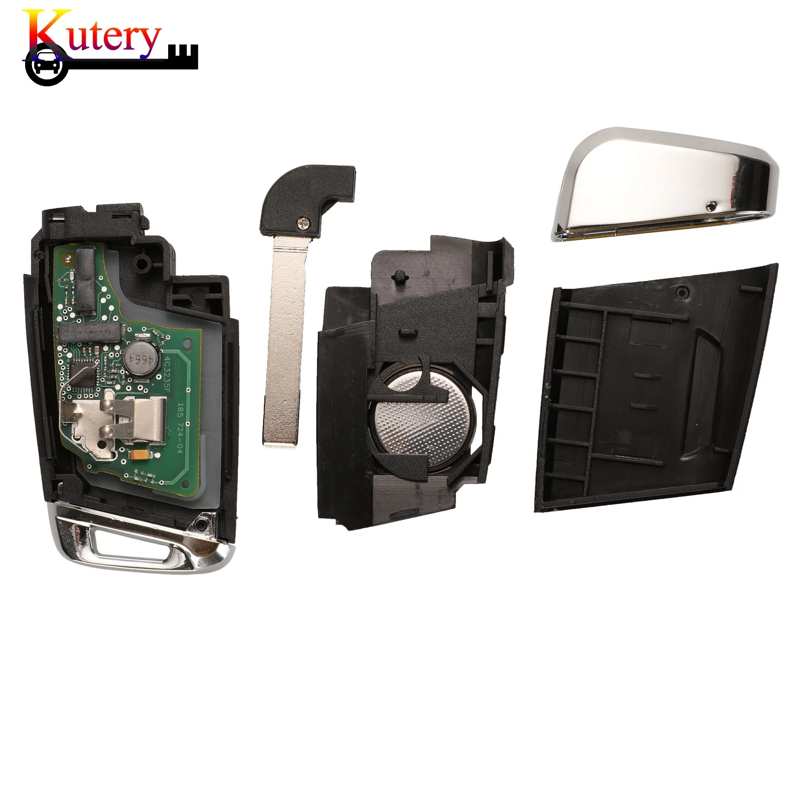 

Kutery 5PCS/Lot Remote Smart Car Key For Volkswagen VW Magotan B8 Superb A7 Passat Variant 2015-2019 3Buttons 434MHZ MQB48 Chip