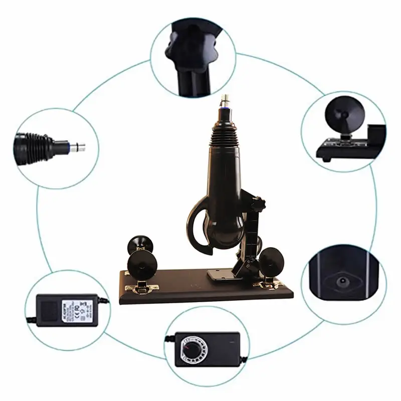 Фаллоимитатор вибратор Выдвижная секс машина для женщин Регулируемая скорость