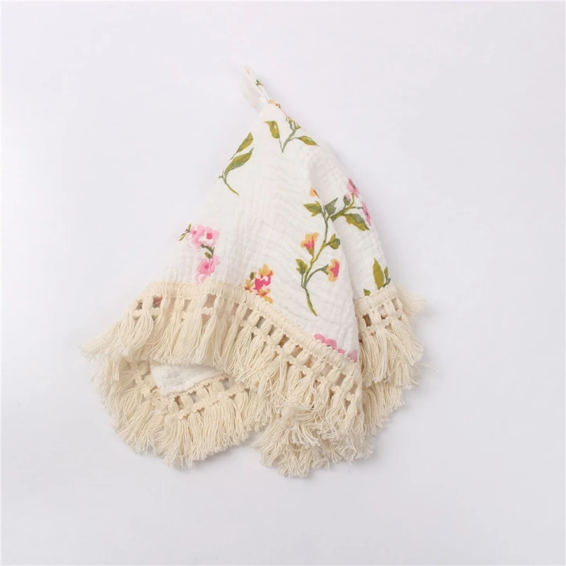 

Baby Facecloth Soother Towel Handkerchief Cotton Burp Cloth Soft Absorbent Gauze Washcloth Shower Gifts for Newborn