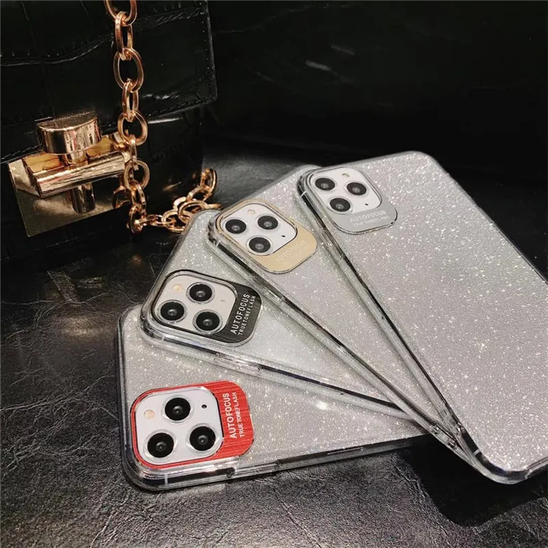 Прозрачный блестящий бумажный чехол KJOEW для iPhone 11 Pro XS Max 7 8 6 6S Plus X XR акриловая