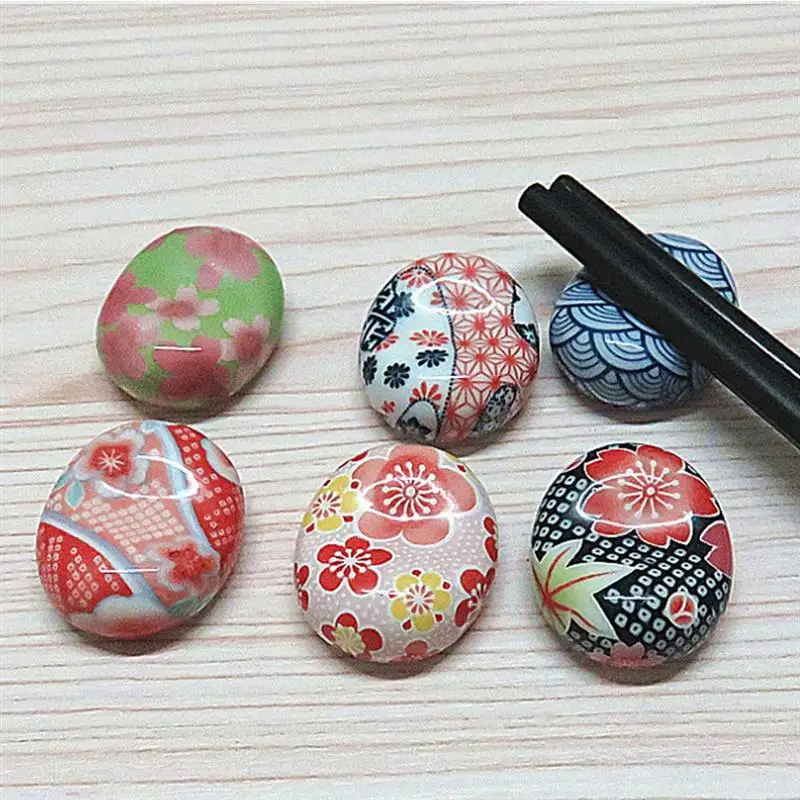 6 шт. Новый керамический держатель для палочек в японском стиле практичная