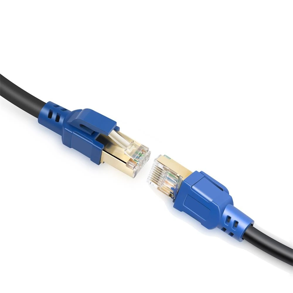 Cat8 сетевой кабель круглая линия сетевая Перемычка тест Чистая медь компьютерный