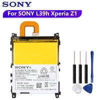 original replacement sony battery lis1525erpc for sony l39h xperia z1 honami so 01f c6902 c6903 authentic phone battery 3000mah