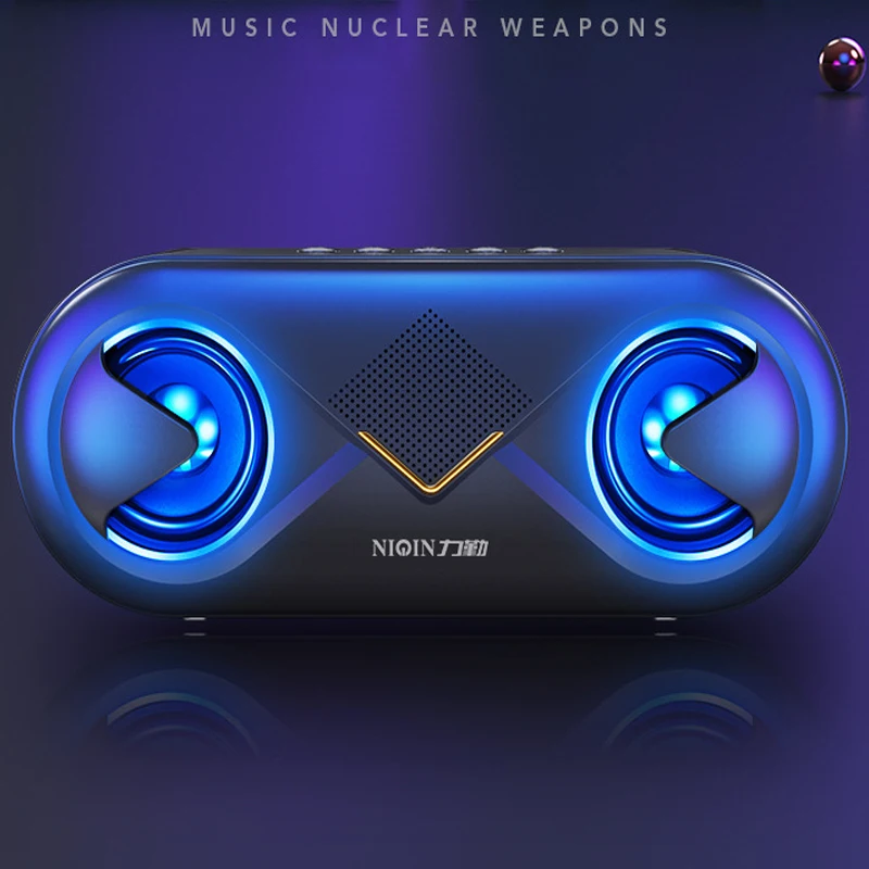 

Bluetooth Speaker 2019 New Home Overweight Subwoofer Outdoor Mini Audio Portable TF Card Portable Wireless Loudspeake