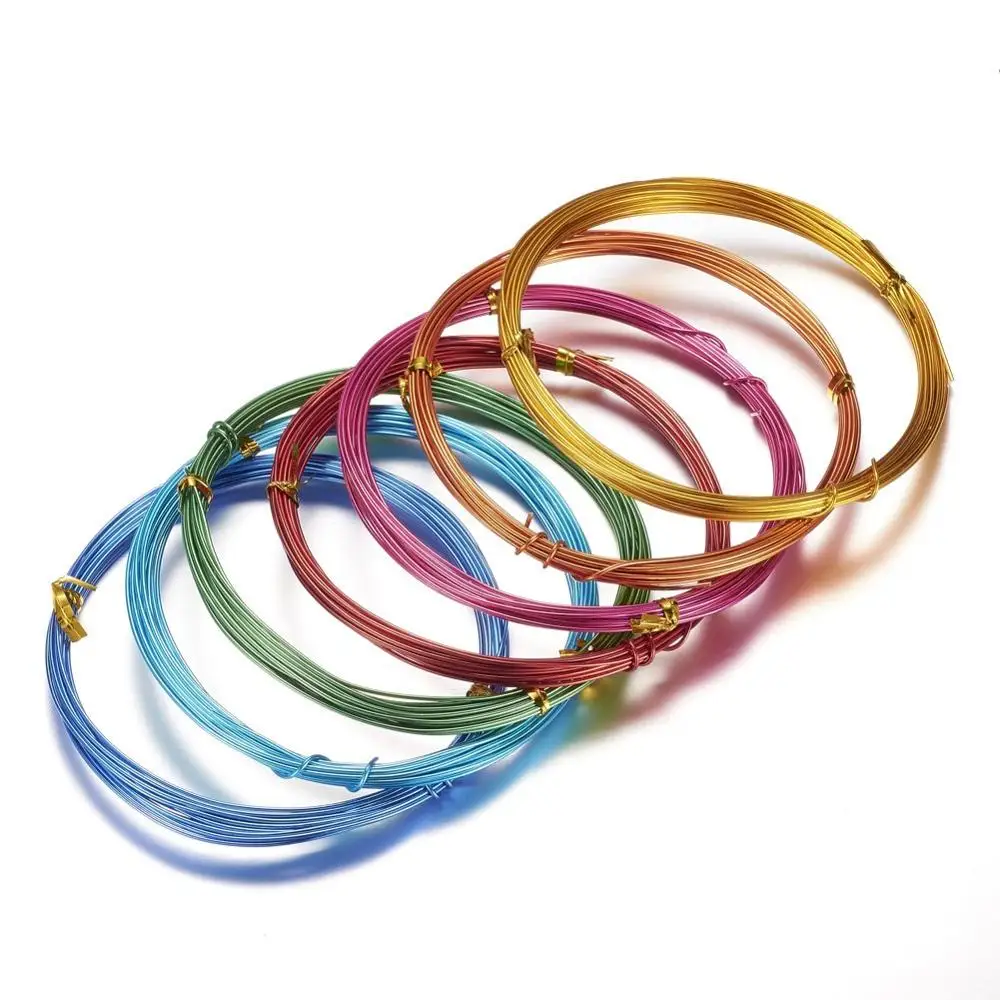 

Алюминиевая проволока для изготовления ювелирных изделий «сделай сам», 0,8 мм, 1 мм, 1,2 мм, 1,5 мм, 2 мм, 2,5 мм, 3 мм, 10 м в рулоне