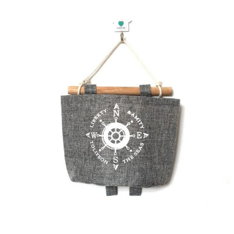 

Wall-Mounted Navy Wind Storage Bag Toy Decoration Bag Bag Cloth Debris Container Save Space Green Home Storage Supplies