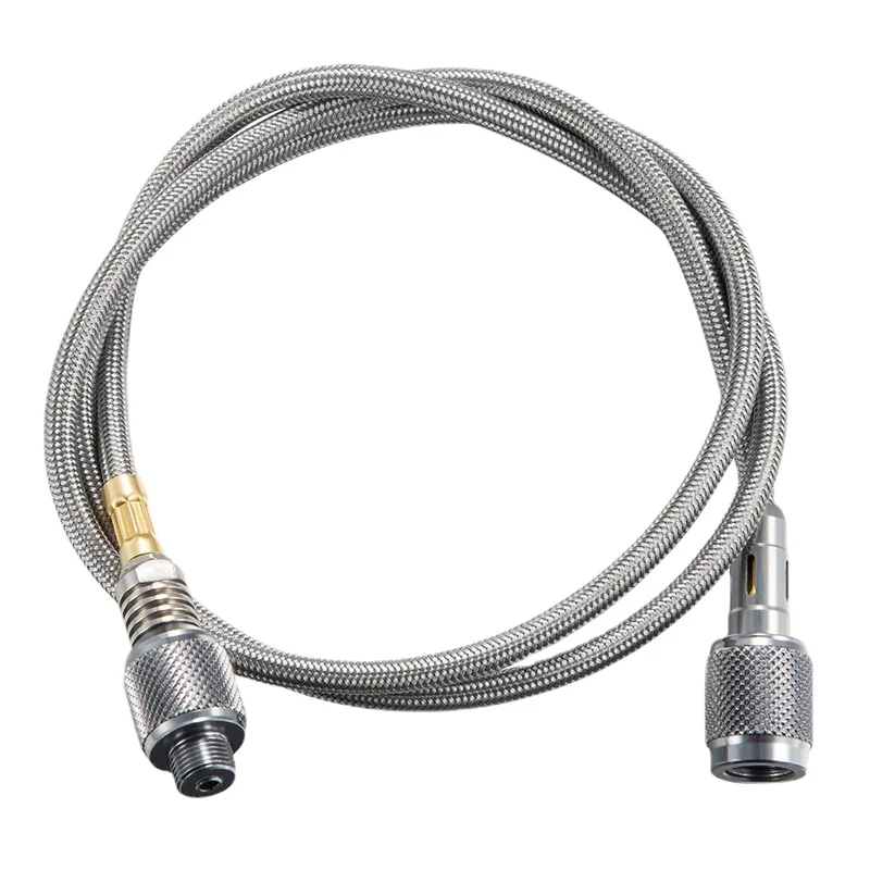 

Outdoor Camping Gas Extension Tube Stove Adaptor Split Type Furnace Converter Connector Aluminum Alloy Universal 50cm/100cm