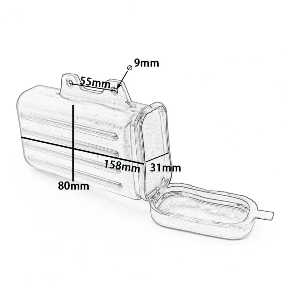 

Motorcycle Tool Box Pit Dirt Trail Bikes Holder Bottle Container for Suzuki DR250 Djebel TW200 TW225 Accessories
