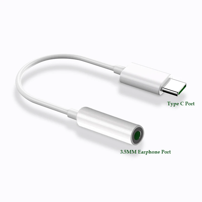 

Original USB Type C To 3.5mm Earphone Jack Adapter Aux Audio For OPPO Ace Ace2 Reno 2 3 4 5 Pro R17 Usb-c Music Converter Cable